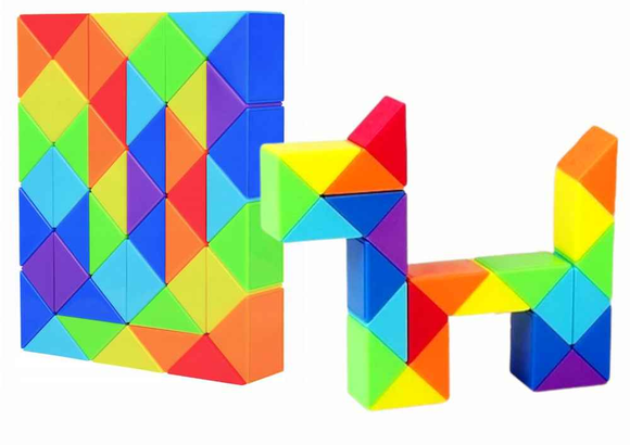 Jeu de puzzle Snake Puzzle Magic Cube