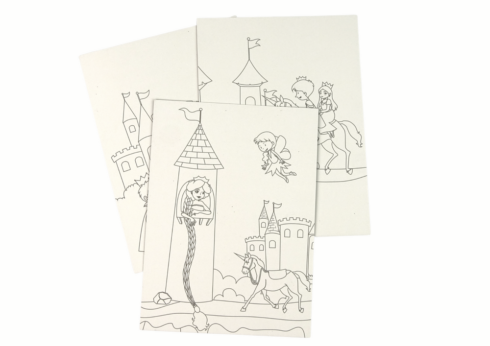 Livre de coloriage à gratter pour enfants Kingdom