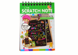 Scratchboard Notes For Kids Green