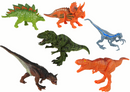 Ensemble de 8 véhicules hélicoptères dinosaures colorés