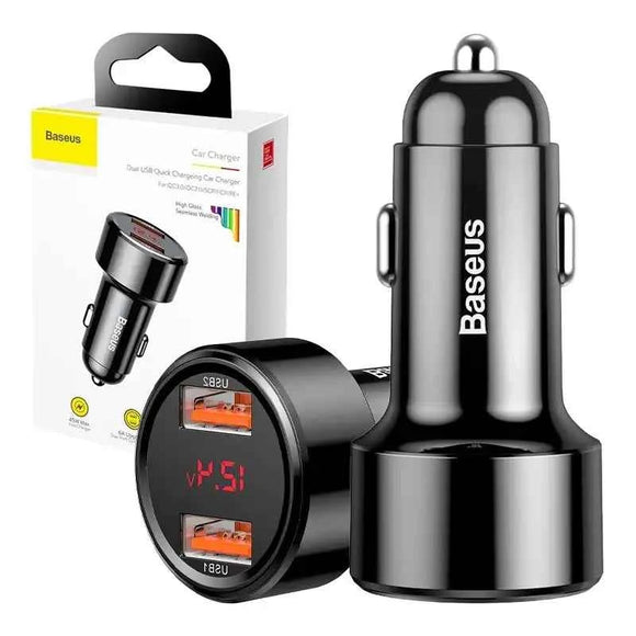 Baseus Magic Car Charger 2x USB / QC / 3.0 / 45W