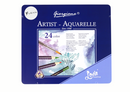Ensemble de 24 crayons aquarelle en métal