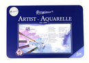 Ensemble de 48 crayons aquarelle en métal
