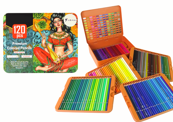 Little Artist Set 120 pcs. Crayons In Organizer
