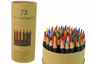 Set of crayons in a tube, sharpener, eraser, 74 pcs.-2