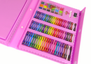 Artistic Set Pink Suitcase 208 Elements