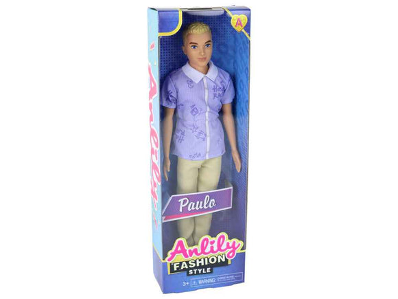 Children's Doll Boy Paulo Shirt Blond Hair