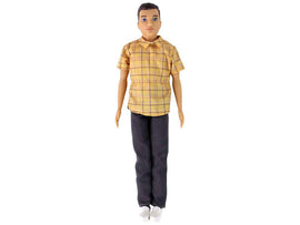 Children's Doll Boy Paulo Shirt Brown Hair