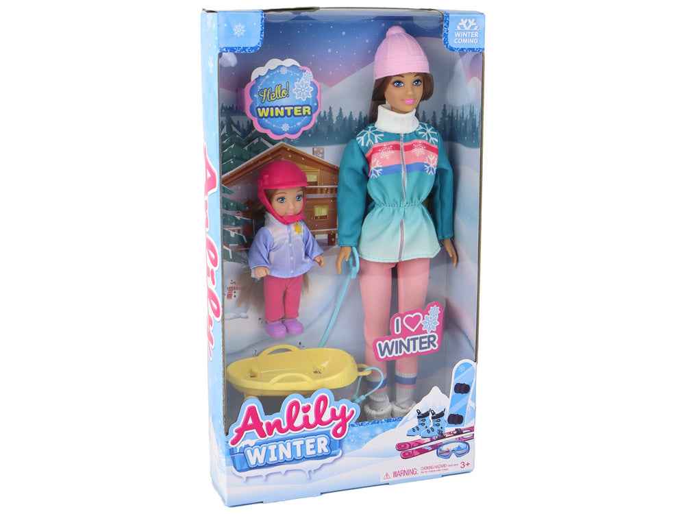 Ensemble de traîneau pour maman et fille Anlily Dolls