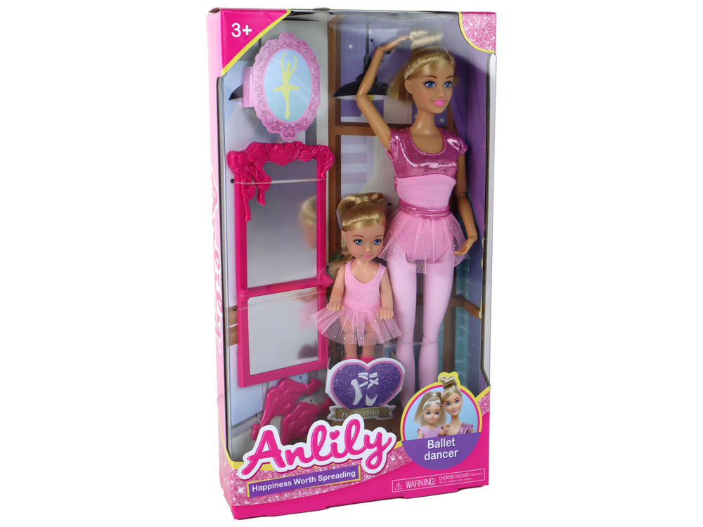 Poupées ballerines anlily mère et enfant