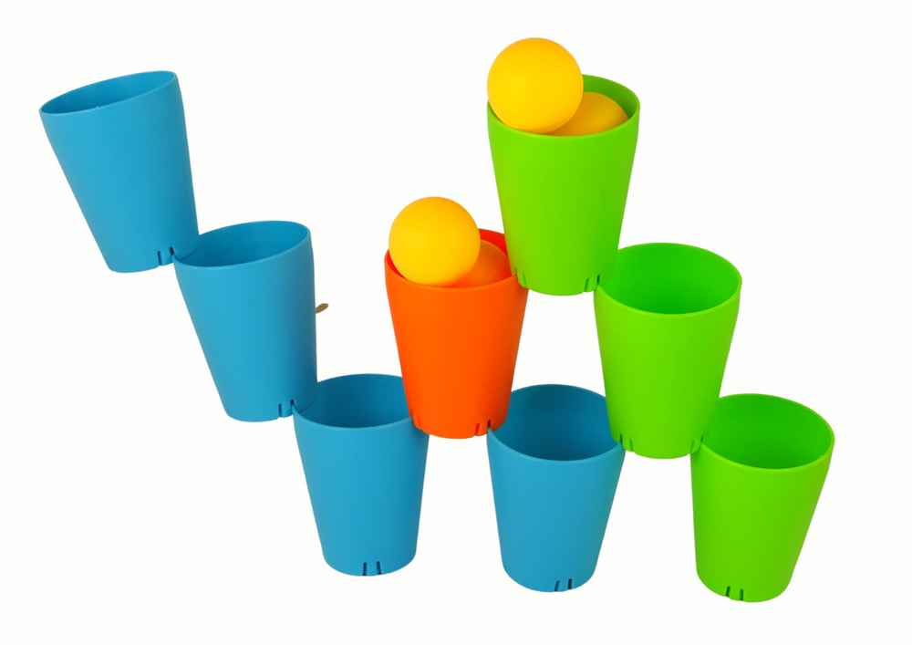 Jeu de puzzle Cups 3 en 1 44 pièces