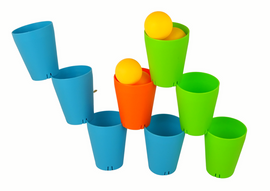 Jeu de puzzle Cups 3 en 1 44 pièces