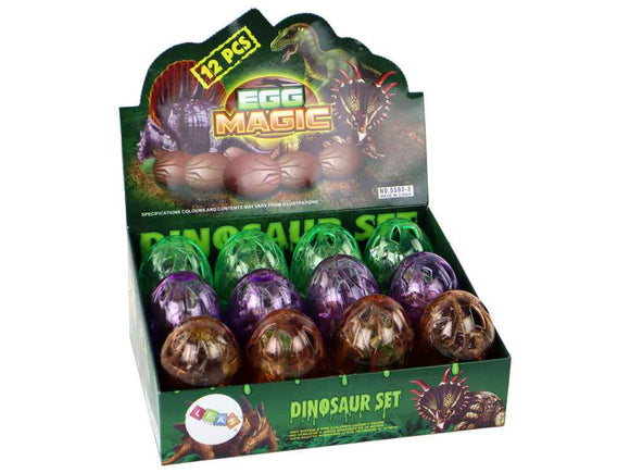 Figurine Dinosaure Œuf 3 Couleurs 9 cm