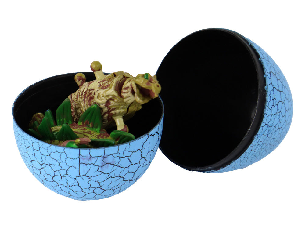 Figurine dinosaure œuf 3 couleurs 9cm