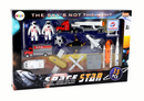 Ensemble de figurines Space Truck Rocket 15 El.