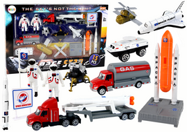 Ensemble de figurines Space Truck Rocket 15 El.