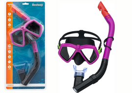 Diving Set Mask with Tube Pink 24070