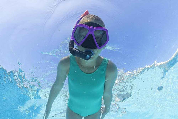 Diving Set Mask with Tube Pink 24070