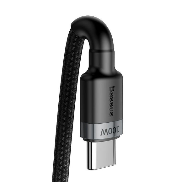 Cablu Date USB-C - USB-C, 100W, 2m, Gri