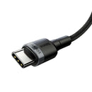 Cablu Date USB-C - USB-C, 100W, 2m, Gri-3