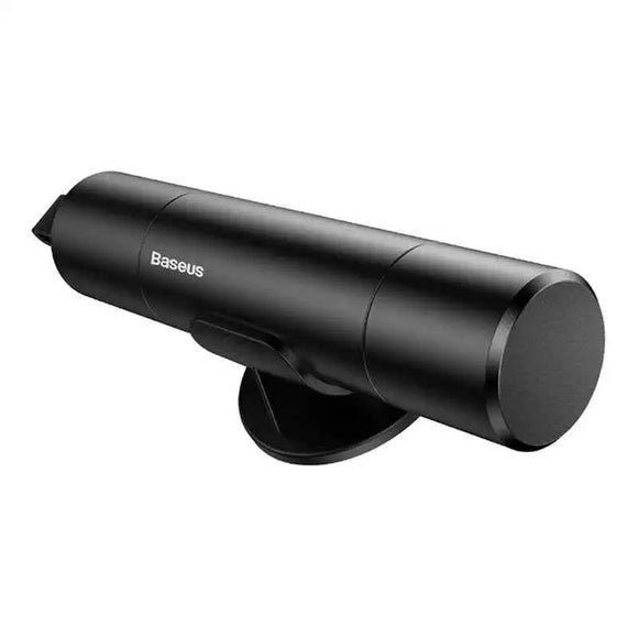 DISPOZITIV URGENTE auto Baseus, ciocan spart geamul + cutter centura, gri "CRSFH-0G" - 6953156210561