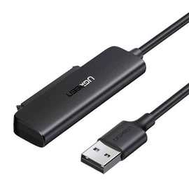 CABLU USB adaptor Ugreen, "CM321" USB 3.0 (T) la S-ATA (T), 50cm, adaptor USB la HDD S-ATA 2.5", negru, "70609" (timbru verde 0.18 lei) - 6957303876099