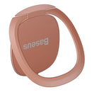 Support anneau invisible Baseus pour smartphones (or rose)