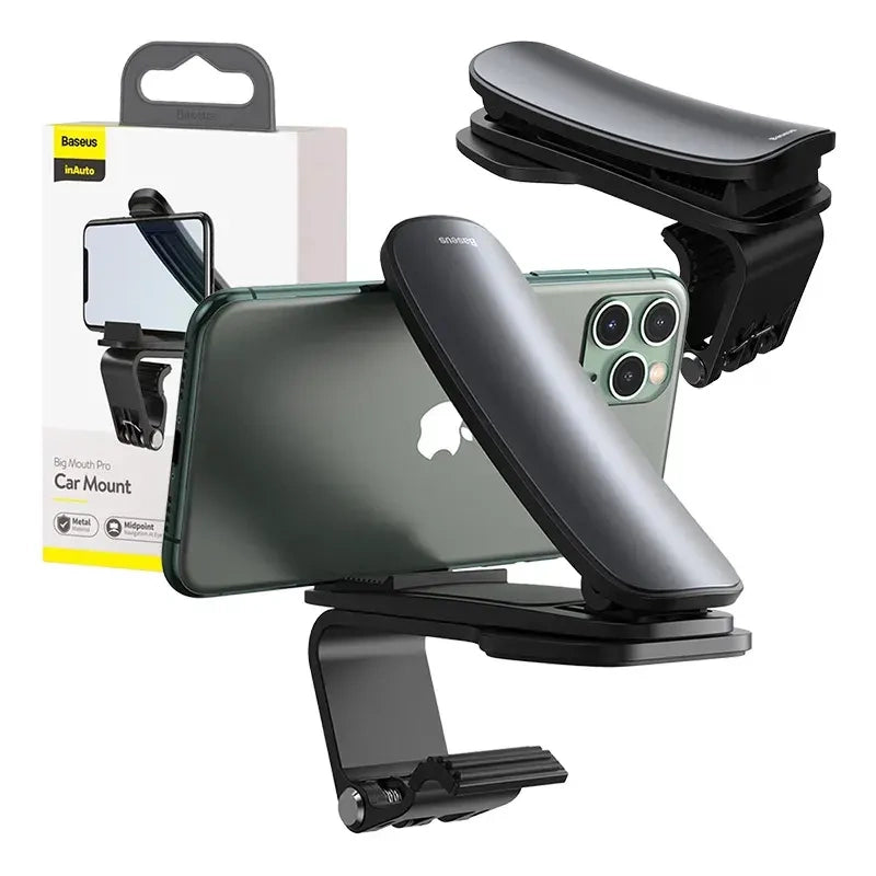 Support de téléphone baseus big mouth pro noir