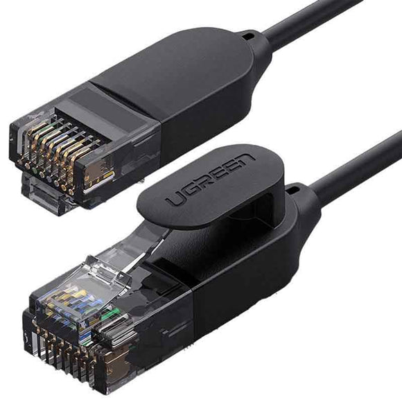 Ugreen Ethernet network cable patch cord RJ45 Cat 6A UTP up to 10Gb/s 3m NW122 (black)