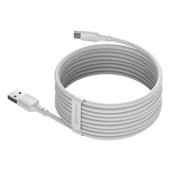 Câble USB Baseus TZCATZJ-02 1,5 m USB A USB C Blanc