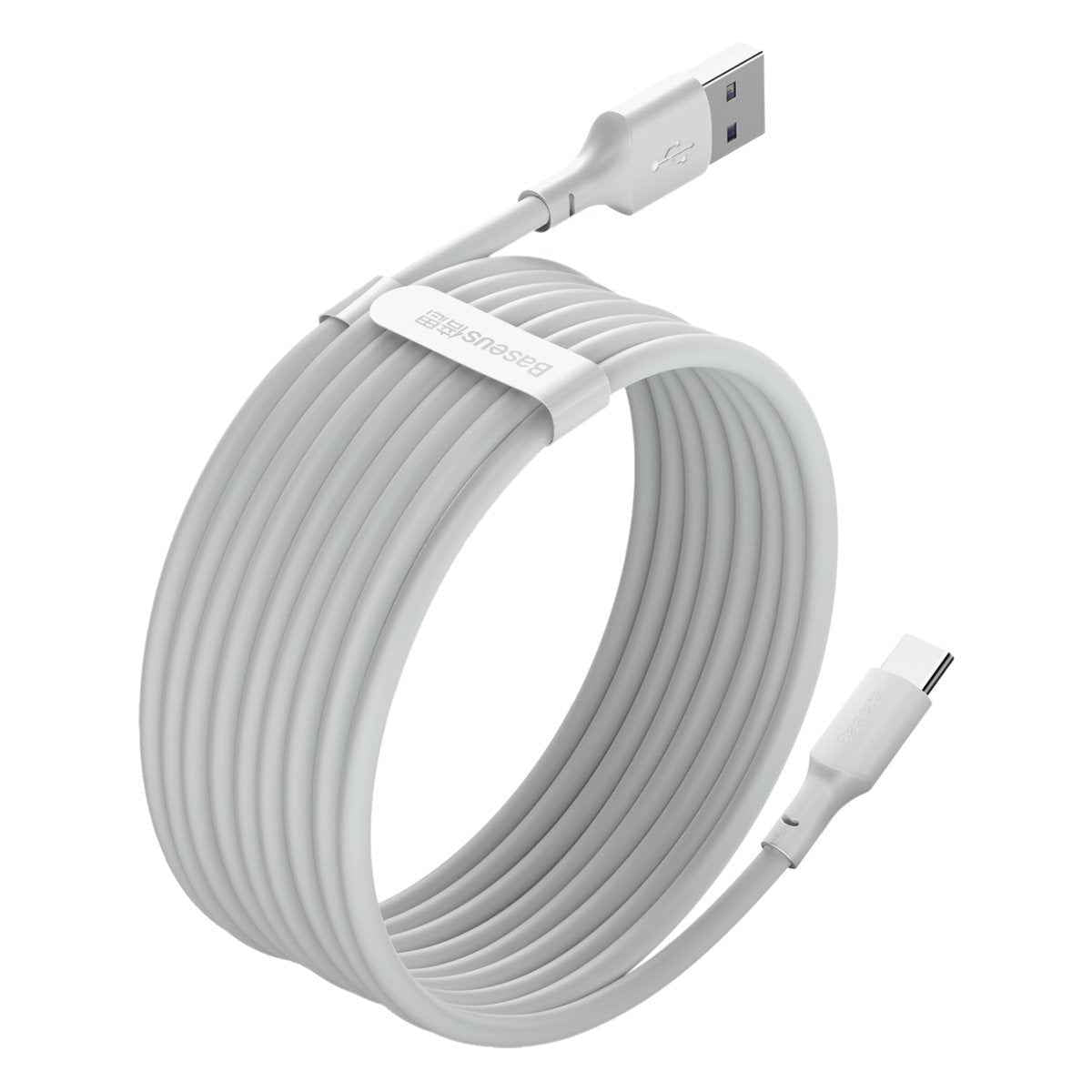 Câble USB Baseus TZCATZJ-02 1,5 m USB A USB C Blanc