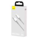 Baseus CATLGD-02 lightning cable 1 m White