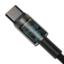 Baseus Type-C - Type-C cable Tungsten Gold Fast charging and data 100W (20V/5A) 1m Black (CATWJ-01)