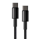 Baseus Type-C - Type-C cable Tungsten Gold Fast charging and data 100W (20V/5A) 1m Black (CATWJ-01)