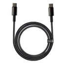 Baseus Type-C - Type-C cable Tungsten Gold Fast charging and data 100W (20V/5A) 1m Black (CATWJ-01)