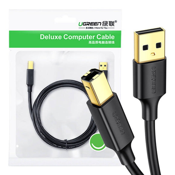 Ugreen 10351 USB cable USB 2.0 3 m USB A USB B Black