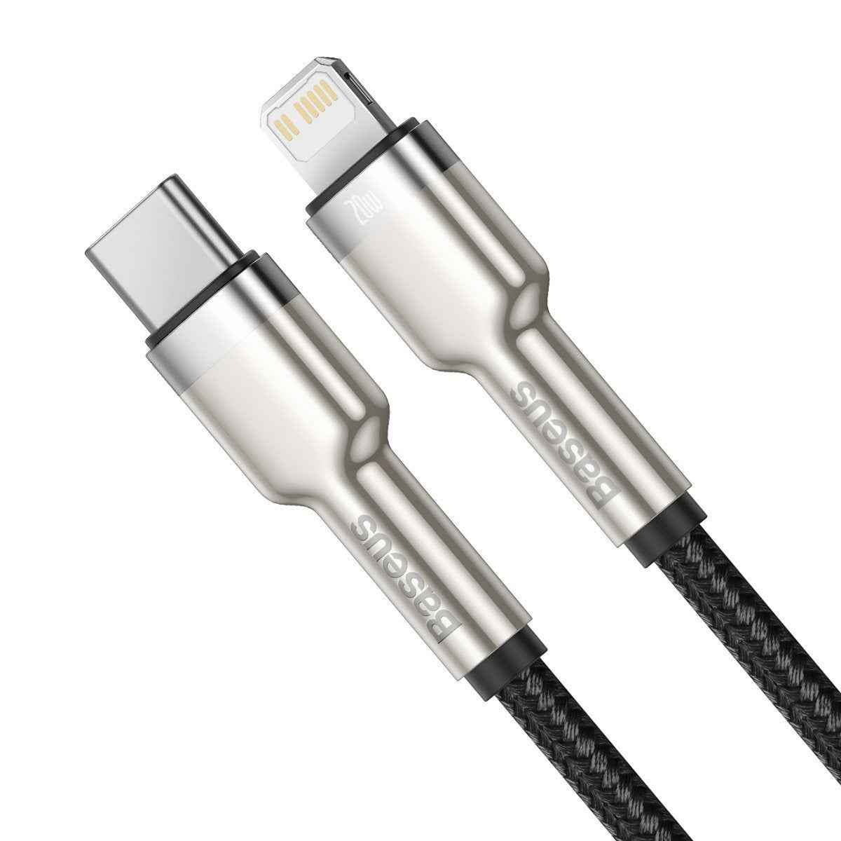 Câble de données Baseus Type-C - Lightning Série Cafule PD 20 W 2 m Noir (CATLJK-B01)