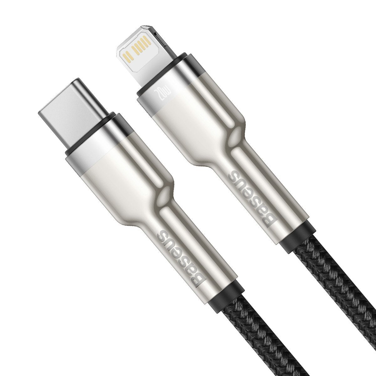 Câble de données Baseus Type-C - Lightning Série Cafule PD 20 W 2 m Noir (CATLJK-B01)