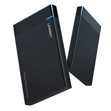 Ugreen Sata III Hard Drive Enclosure 2.5" HDD/SSD Black