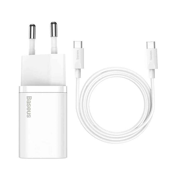 Baseus Super Si Quick Charger 25W with USB-C and Cable USB-C 1m