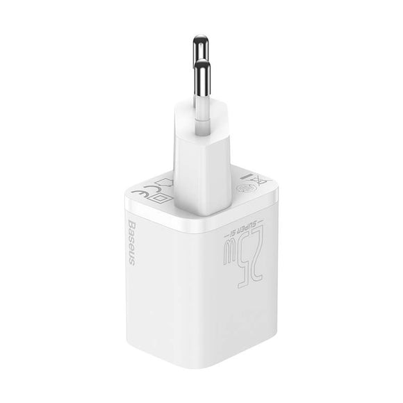 Baseus Super Si Quick Charger 25W with USB-C and Cable USB-C 1m