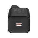 Baseus Travel Charger set Super Si 1C QC (With Mini Black Cable Type-C to Type-C 3A 1m) 25W EU Black (TZCCSUP-L01)