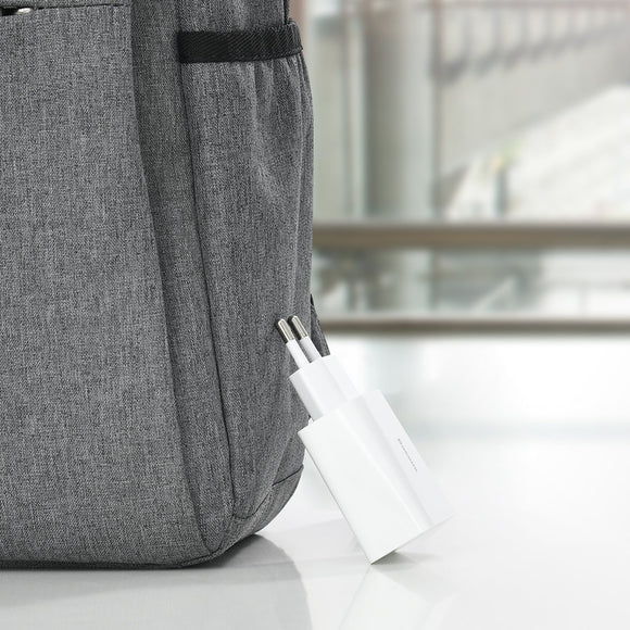 Chargeur de voyage baseus speed mini 1c chargeur rapide 20 w blanc ue ccfs-sn02