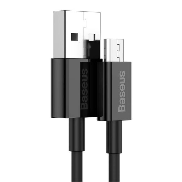 Baseus Micro USB Superior cable, fast charging cable 2A, 2m Black (CAMYS-A01)