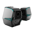 Enceinte EDIFIER Gaming 2.0, RMS : 88 W (2 x 12 W, 2 x 32 W), basses 4 po, volume central, Bluetooth/USB/AUX/optique/coaxial, modes audio : musique/jeu/film, 11 LED RVB, fréquence : 55 Hz-20 KHz, 220 V, noire, « G5000-BK » (timbre vert 0,8 lei)