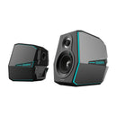 Enceinte EDIFIER Gaming 2.0, RMS : 88 W (2 x 12 W, 2 x 32 W), basses 4 po, volume central, Bluetooth/USB/AUX/optique/coaxial, modes audio : musique/jeu/film, 11 LED RVB, fréquence : 55 Hz-20 KHz, 220 V, noire, « G5000-BK » (timbre vert 0,8 lei)