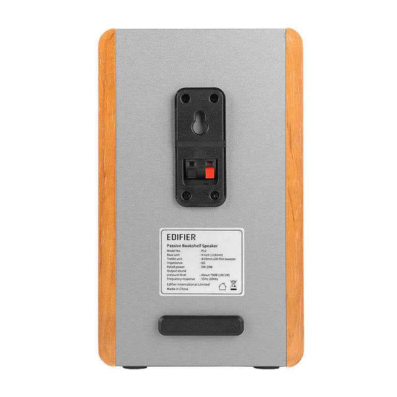 BOXE EDIFIER 2.0 PASIVE, RMS:5W-20W,tweeter 0.75", bass 4",frecventa de raspuns 55Hz-20KHz,impedanta 6ohm,punct divizare frecv. 1500Hz,montare perete, MDF, brown, "P12-BR" (timbru verde 11.00 lei)