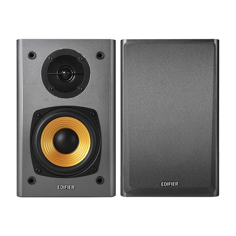 Boxe edifier 2.0 rms : 24 w 2 x 12 w volume basses alimentation 220 v marron  r1000t4-br  timbre vert 1100 lei