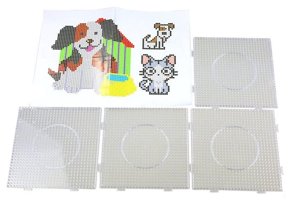 Mosaic Beads Set Dog and Cat 6000pcs