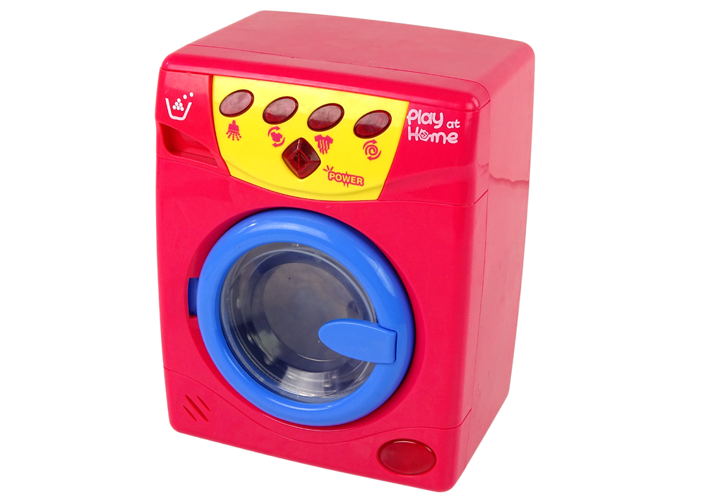 Machine à laver fonctionnant comme une vraie machine à laver effets sonores et lumineux